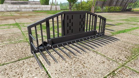 fs17 skid steer silage fork|lizard silage fork specs.